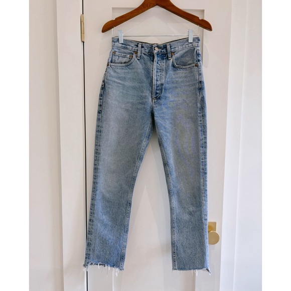 AGOLDE Riley High Rise Straight Crop Jeans - Picture 5 of 7